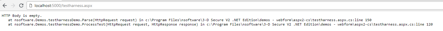 Testing IIS website