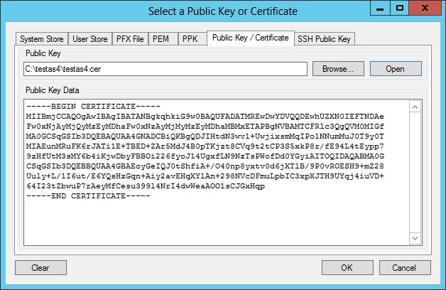 Certificate For Signature Verification