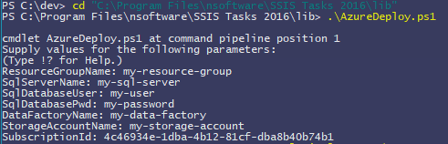 AzureDeploy.ps1 - Start